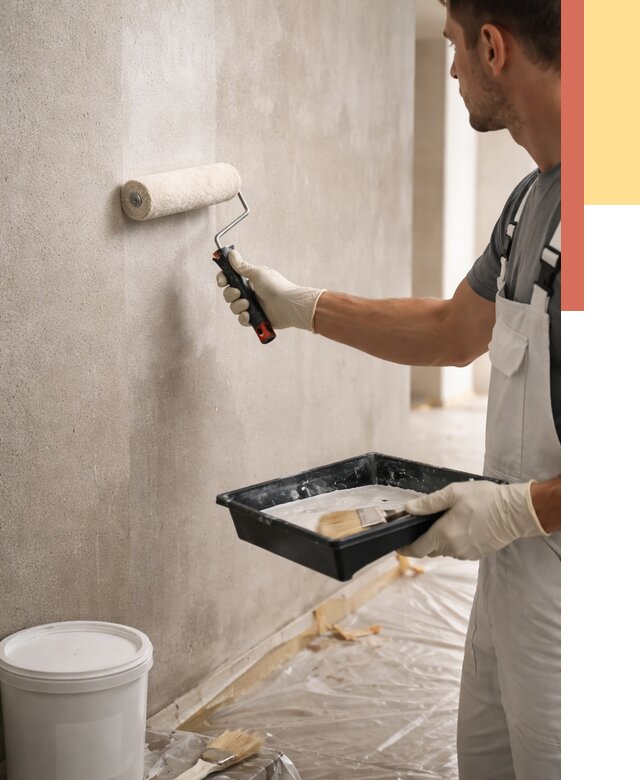 Грунтовка стен в Пскове от 2233 руб. м2 — быстро, недорого, с материалом | ОТДЕЛОЧНИК-Пск