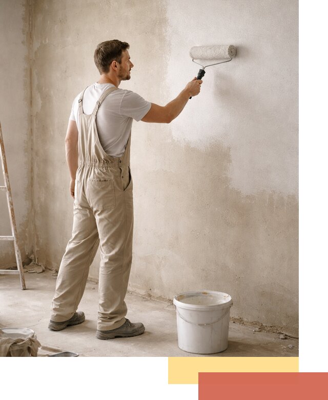 Грунтовка стен под отделку в Пскове профессиональным раствором