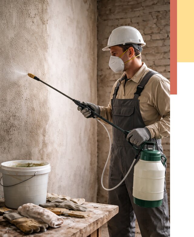 Антисептическая обработка стен в Пскове от 1218 руб. — быстро и недорого | ОТДЕЛОЧНИК-Пск