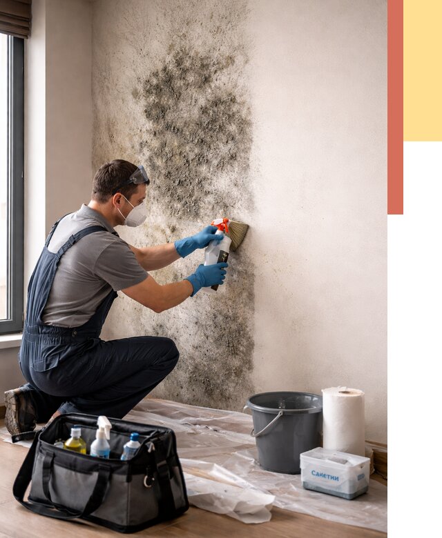 Удаление плесени со стен в Пскове от 2182 руб. — быстро и недорого | ОТДЕЛОЧНИК-Пск