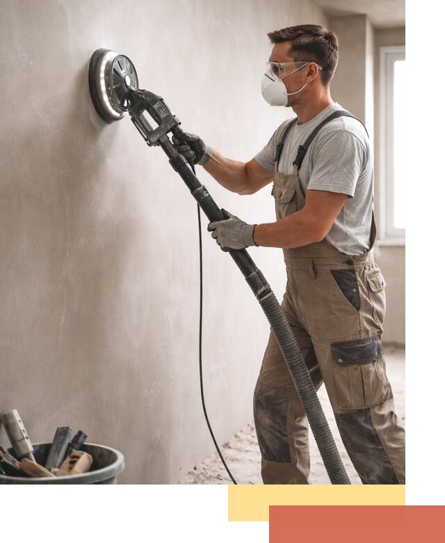 Профессиональная шлифовка стен в Пскове быстро и качественно