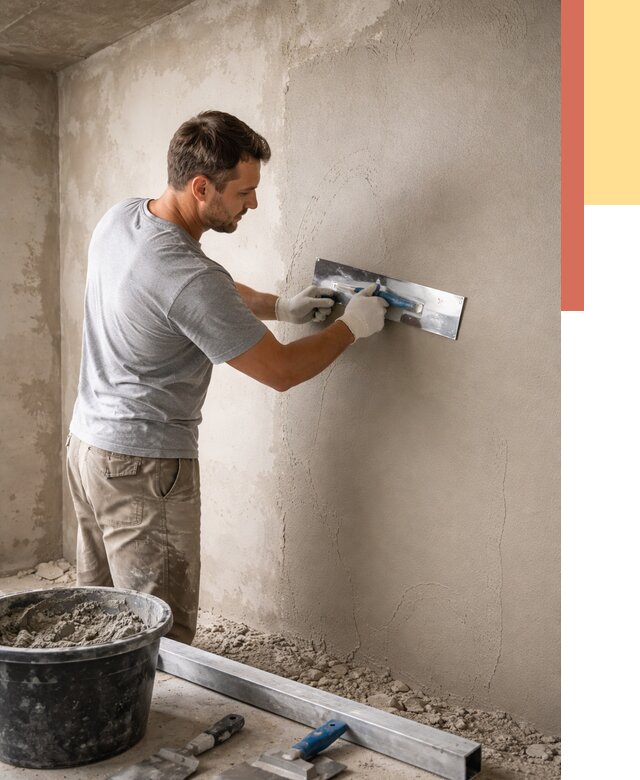 Штукатурка стен без маяков в Пскове от 7308 руб/м2 — услуги и цена | ОТДЕЛОЧНИК-Пск