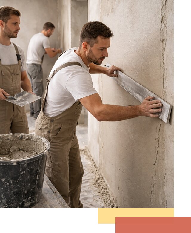 Штукатурка стен без маяков в Пскове быстро и качественно