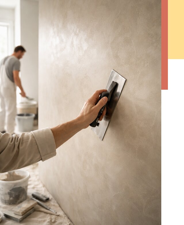 Венецианская штукатурка в Пскове от 3553 руб/м² — нанесение стен под ключ | ОТДЕЛОЧНИК-Пск