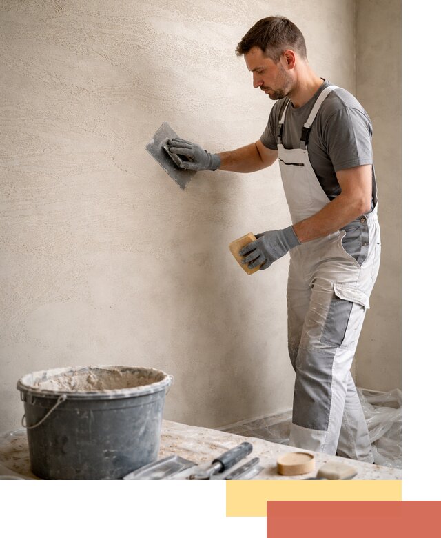 Декоративная штукатурка травертин в Пскове для стен и потолков