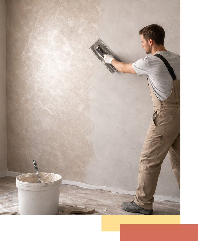 Декоративная штукатурка «Мокрый шелк» под ключ в Пскове