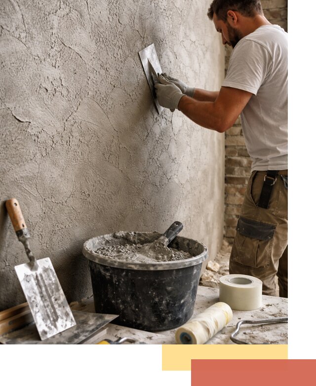 Декоративная штукатурка лофт в Пскове — отделка стен и потолков