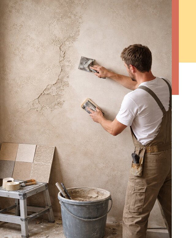 Ремонт декоративной штукатурки в Пскове от 4568 руб. под ключ | ОТДЕЛОЧНИК-Пск