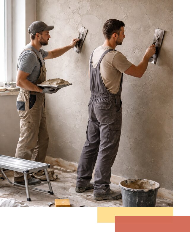 Ремонт декоративной штукатурки и восстановление фактуры в Пскове