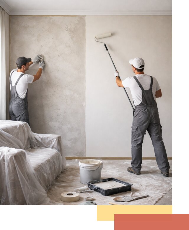 Покраска стен антивандальной краской в Пскове