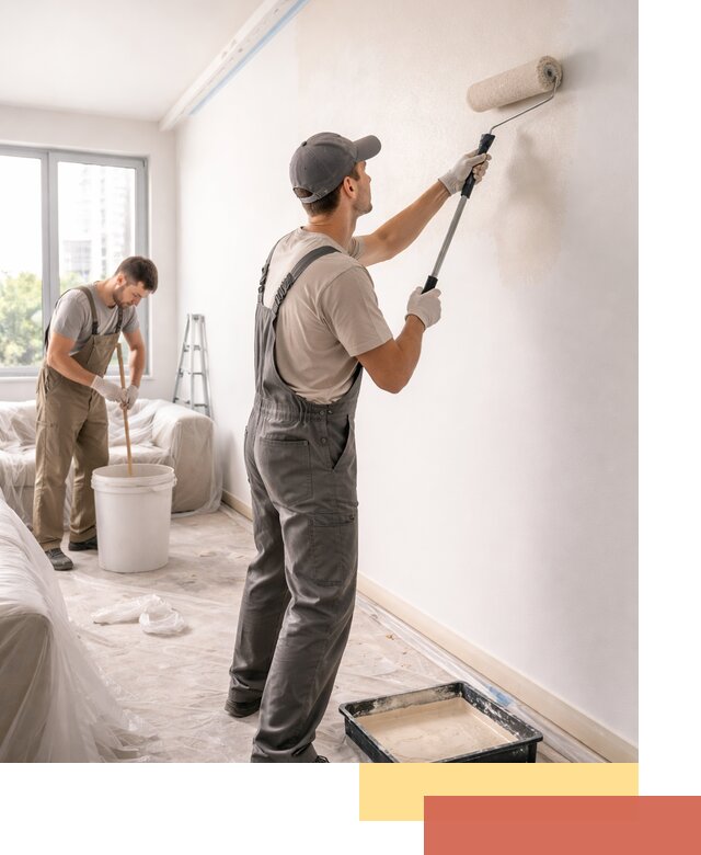 Покраска стен в офисе в Пскове — быстрый и качественный ремонт