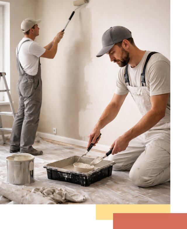 Покраска стен в квартире в Пскове — профессионально и аккуратно