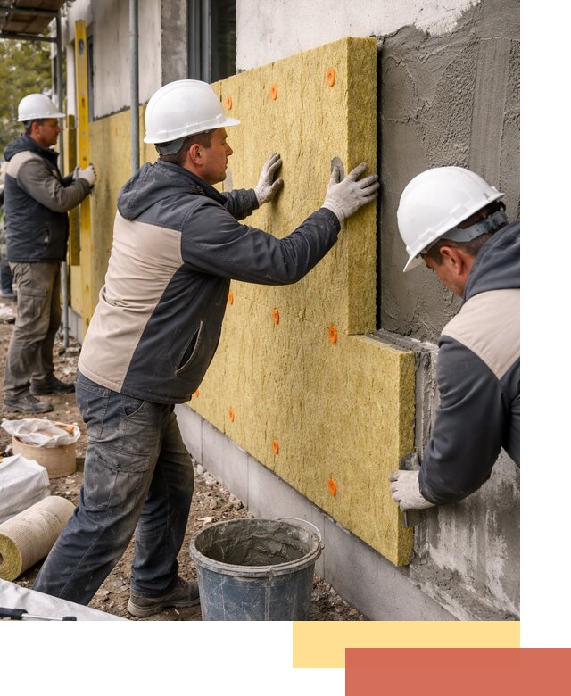 Утепление стен минватой в Пскове — тепло и звукоизоляция