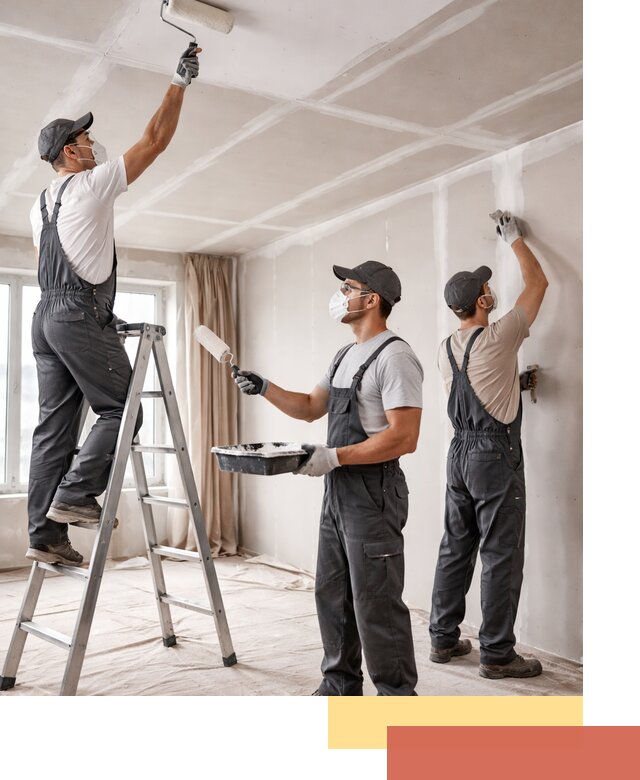 Покраска потолка из гипсокартона в Пскове качественно и недорого