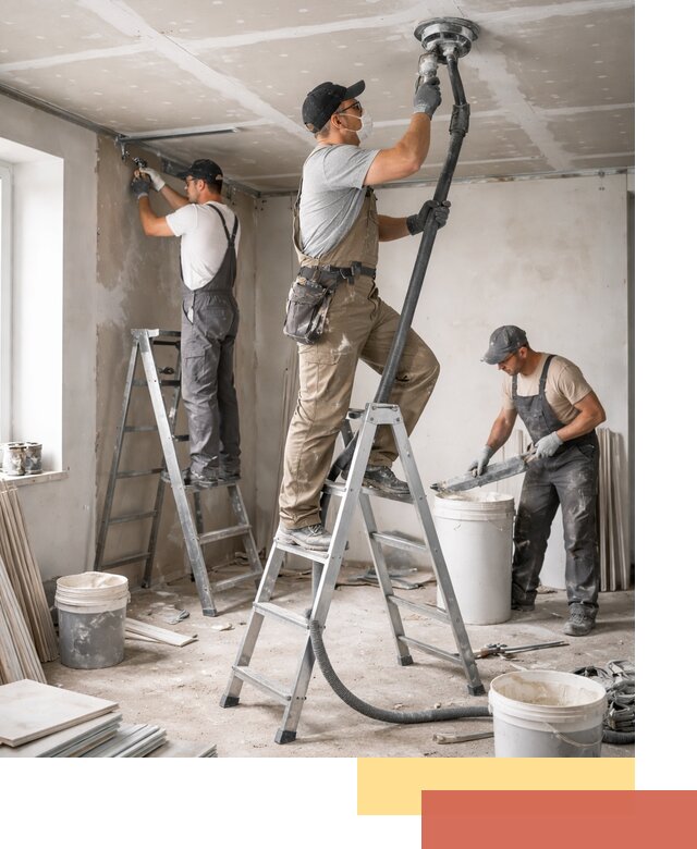 Ремонт потолка из гипсокартона в Пскове: быстрый и качественный монтаж