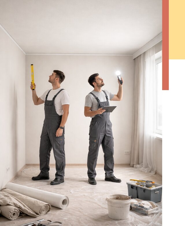 Отделка потолка в Пскове недорого от 761 руб/м2 | Услуги ОТДЕЛОЧНИК-Пск