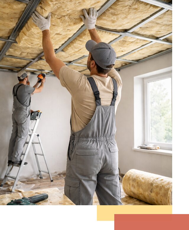 Утепление потолка под ключ в Пскове качественно и быстро