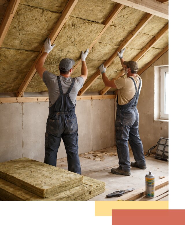 Утепление потолка минеральной ватой в Пскове