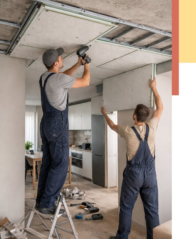 Шумоизоляция потолка панелями зипс в Пскове от 1878 руб. под ключ | ОТДЕЛОЧНИК-Пск